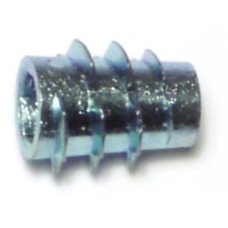 Midwest Fastener Hex Drive Threaded Insert, #10-32 Int Thrd Sz, 1/2 in L, Zinc Alloy, 20 PK 68464